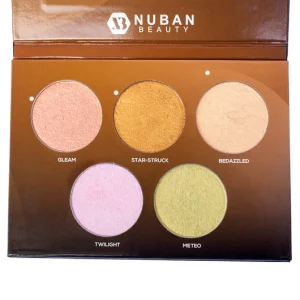 Nuban Beauty D'Glow Palette Highlighter