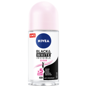Nivea black & white invisible clear roll-on